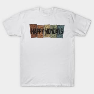 Happy Mondays Retro Pattern T-Shirt